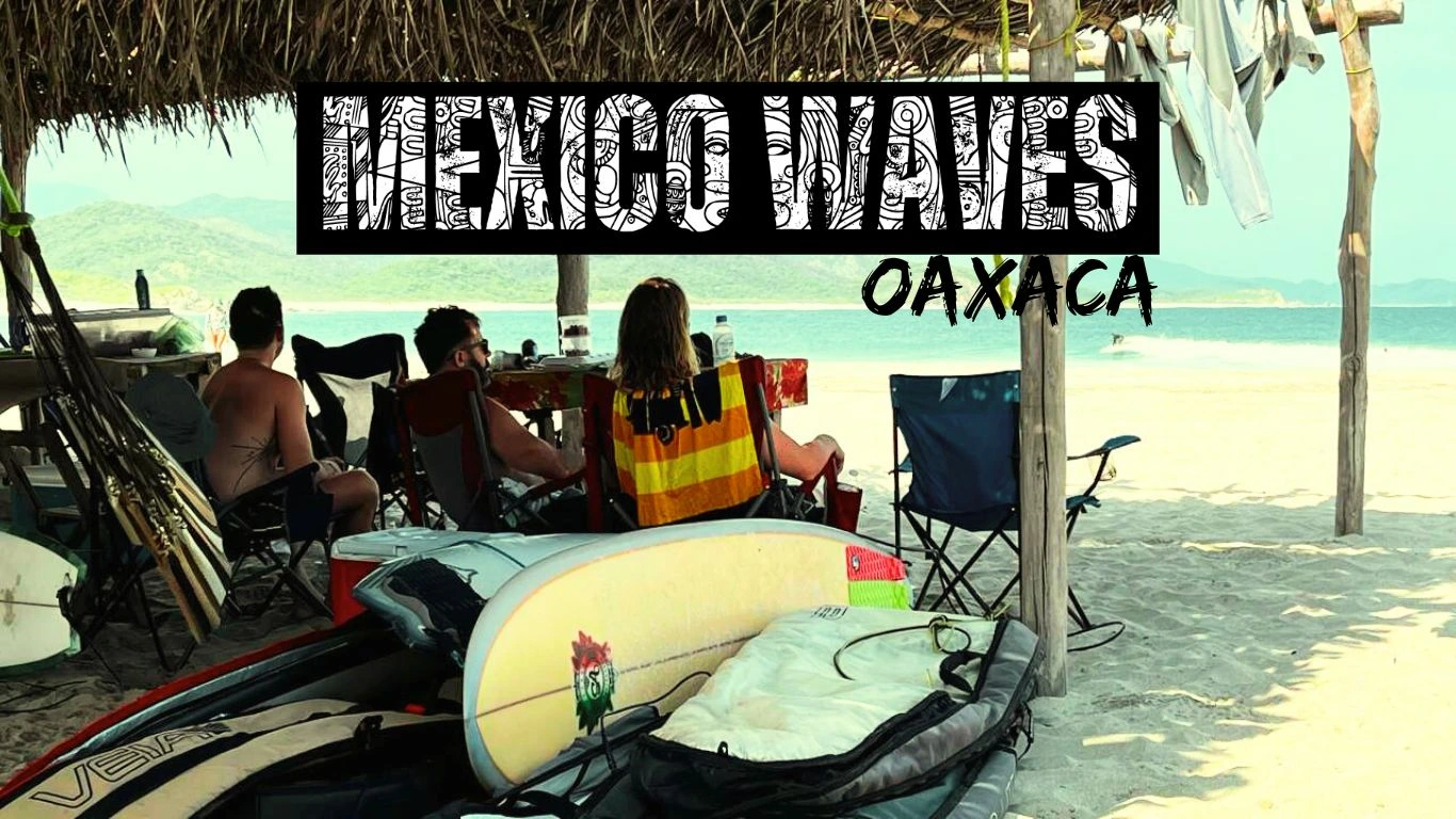 Summer surf conditions in Salina Cruz during south swell season