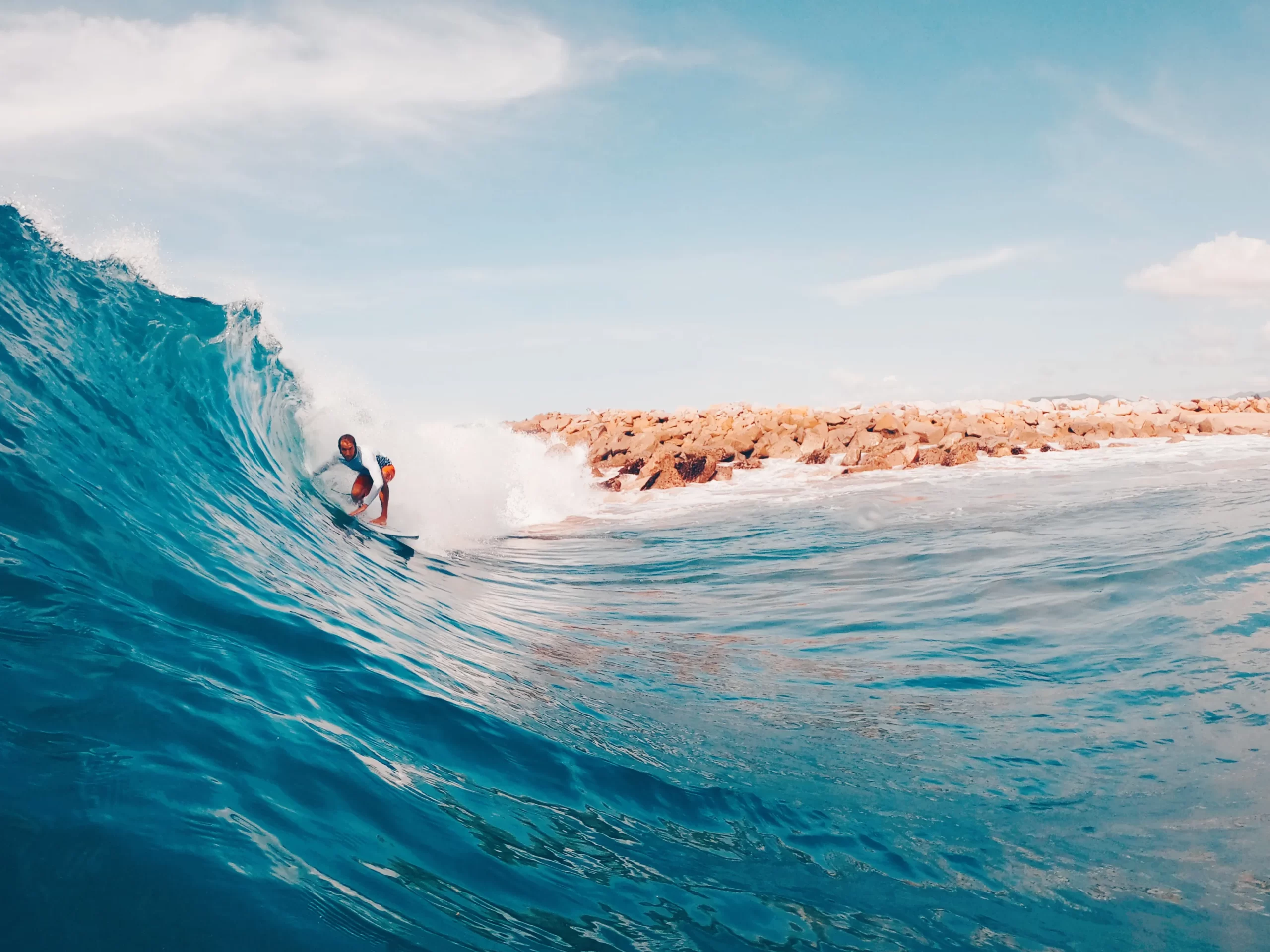 Reading surf conditions in Oaxaca