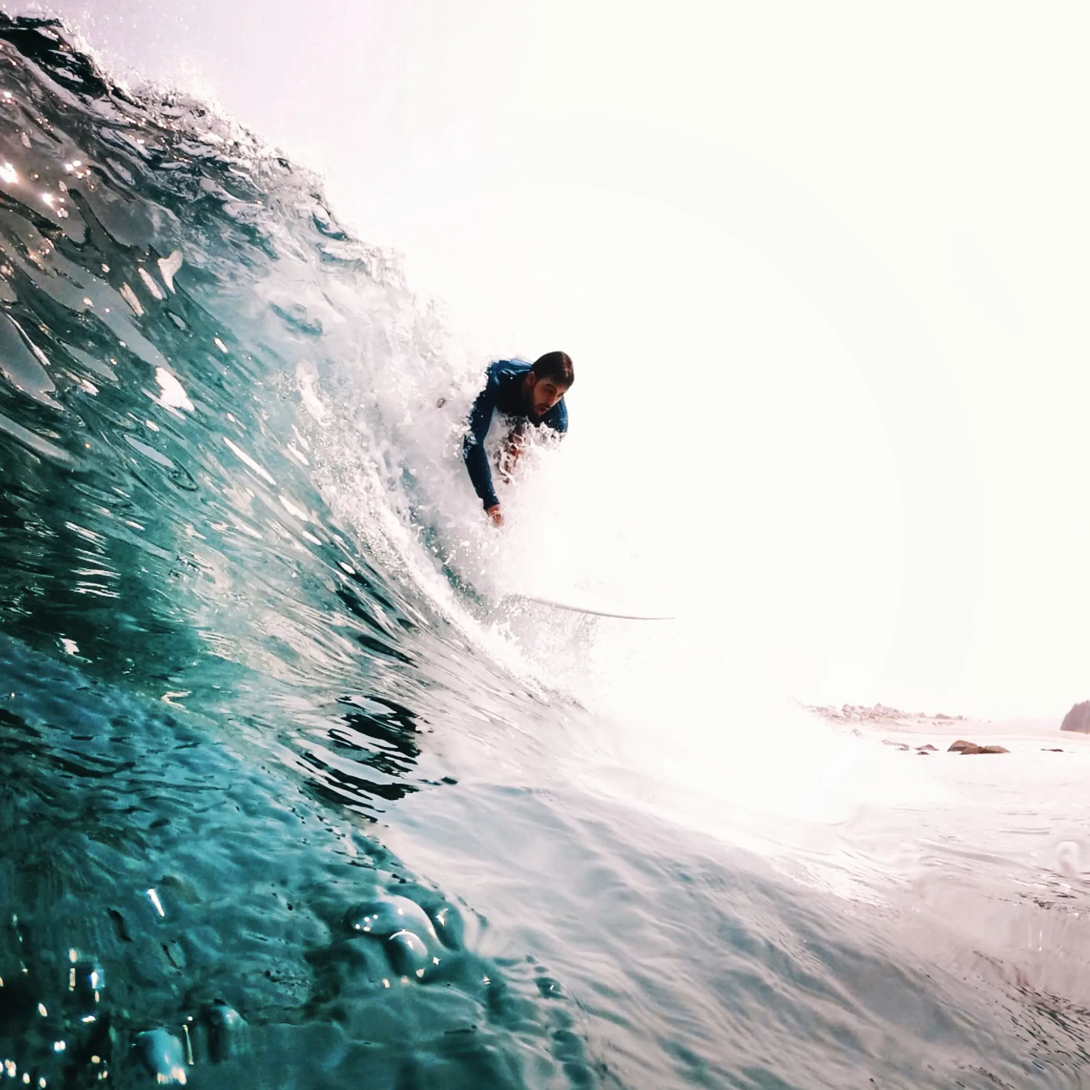 Remote surf points in Oaxaca