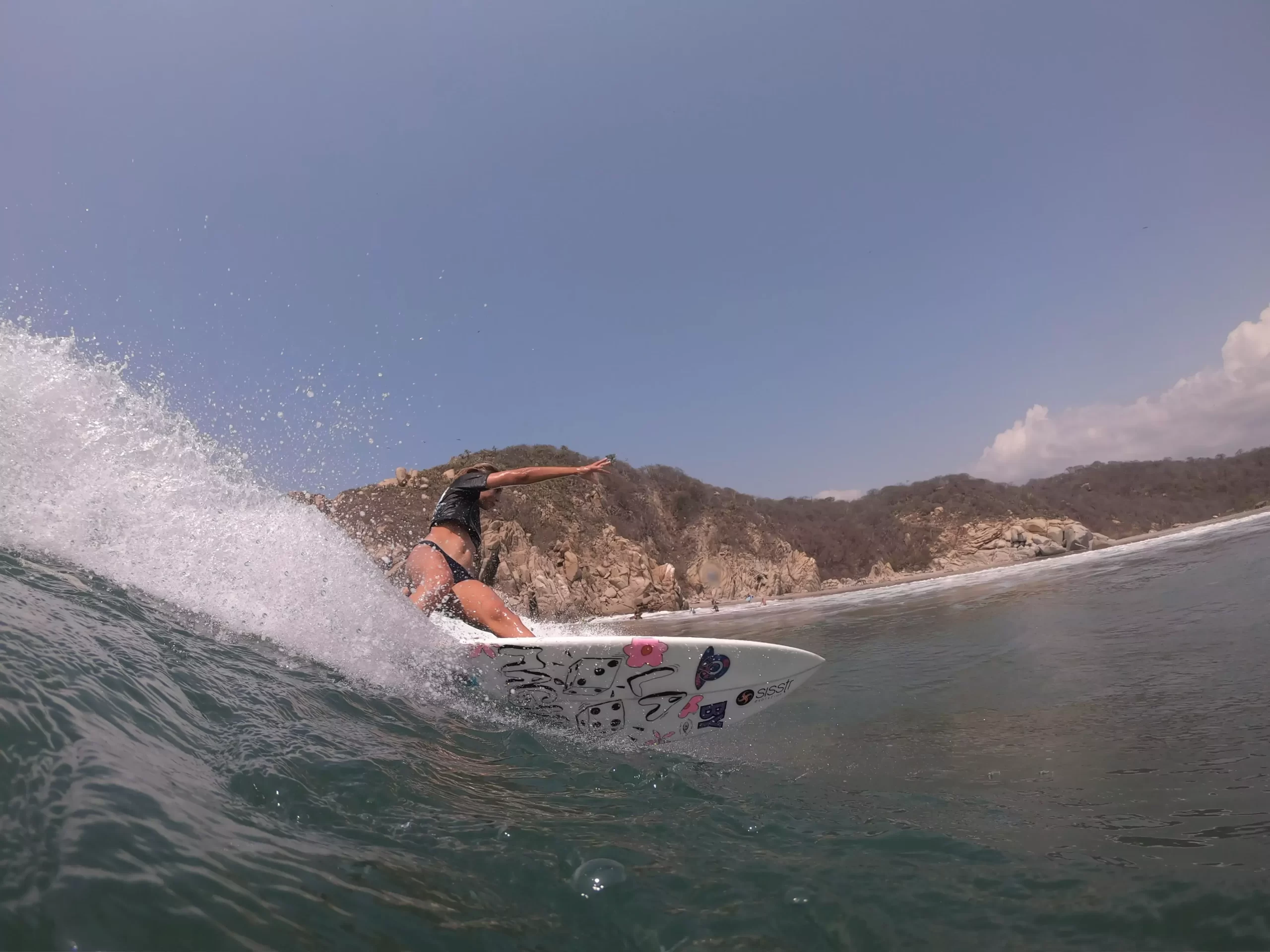 Fast point break in Southern Oaxaca